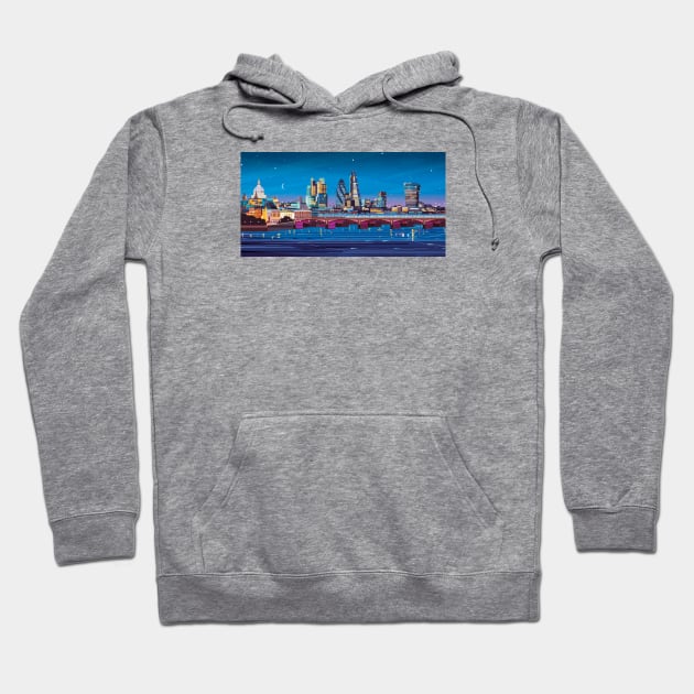 London Skyline Hoodie by jamesboast